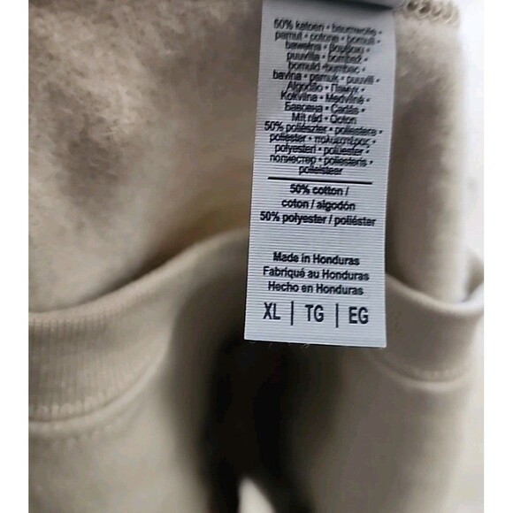 Christmas Highland Cow Sweatshirt Woman's XL Beige Western Holiday Pullover Bows - Picture 5 of 7